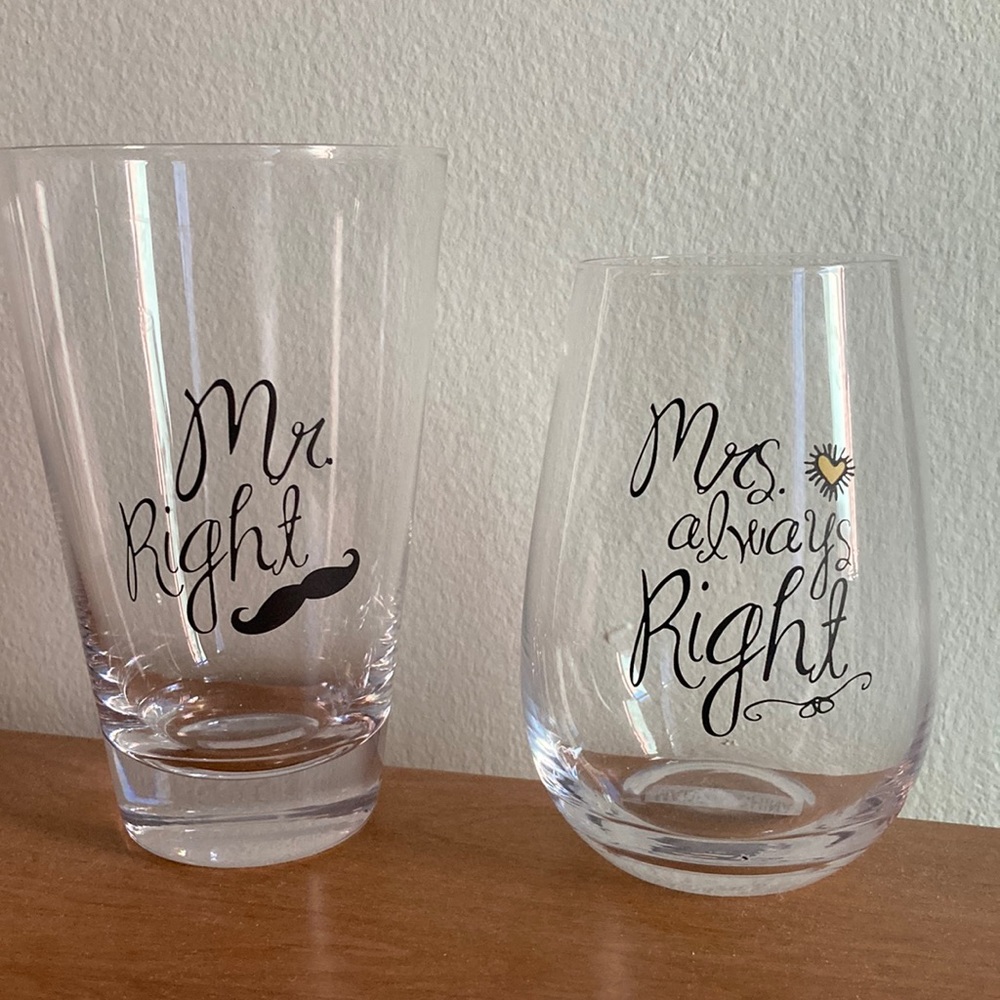 Mr. & Mrs. glasses
